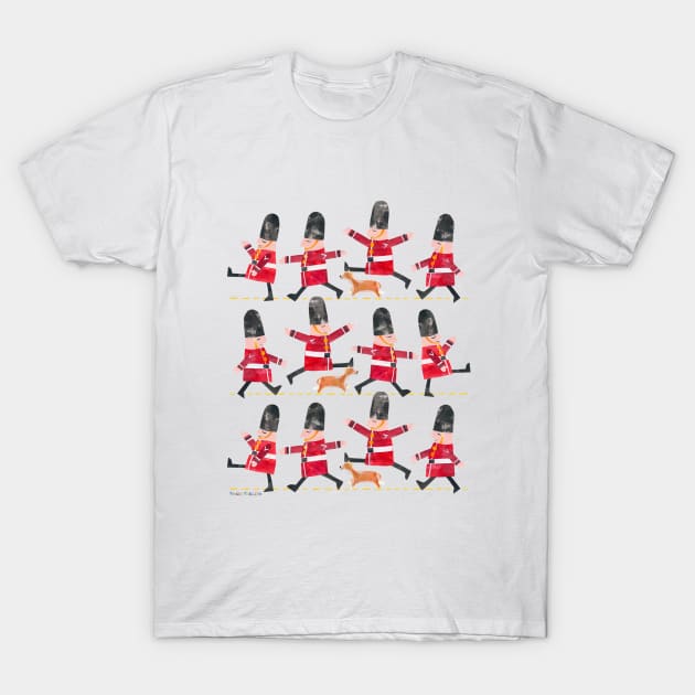 Queens Guards T-Shirt by Tracey English